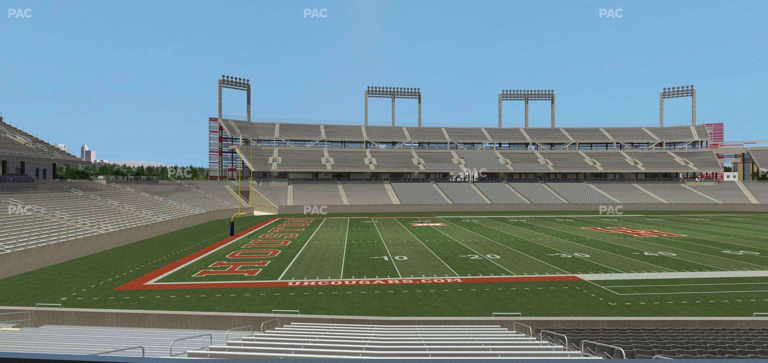 Seating view for TDECU Stadium Section 114