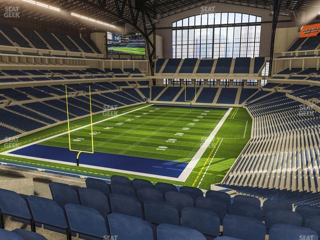 Seating view for Lucas Oil Stadium Section 423