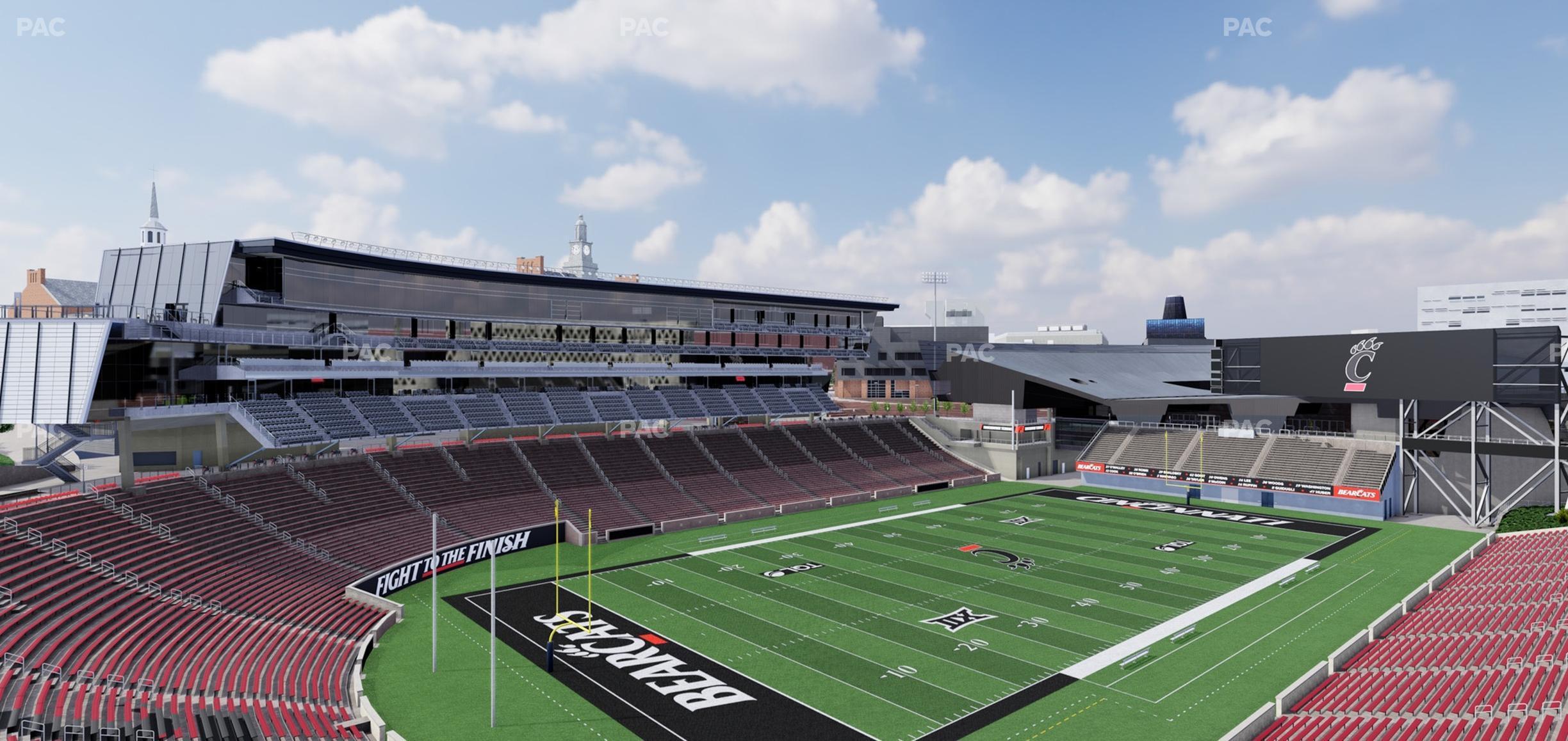 Seating view for Nippert Stadium Section 214