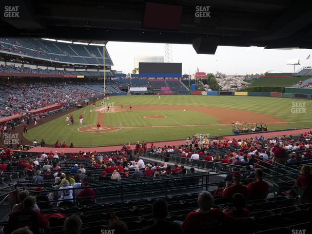 Seating view for Angel Stadium of Anaheim Section 221