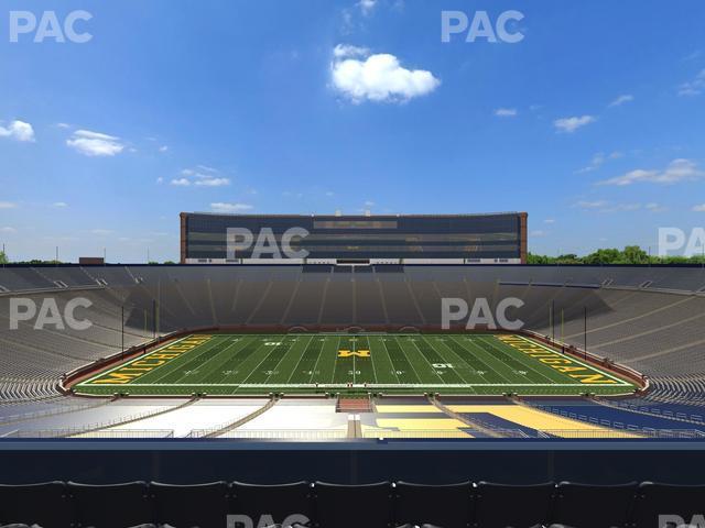 Seating view for Michigan Stadium Section 309