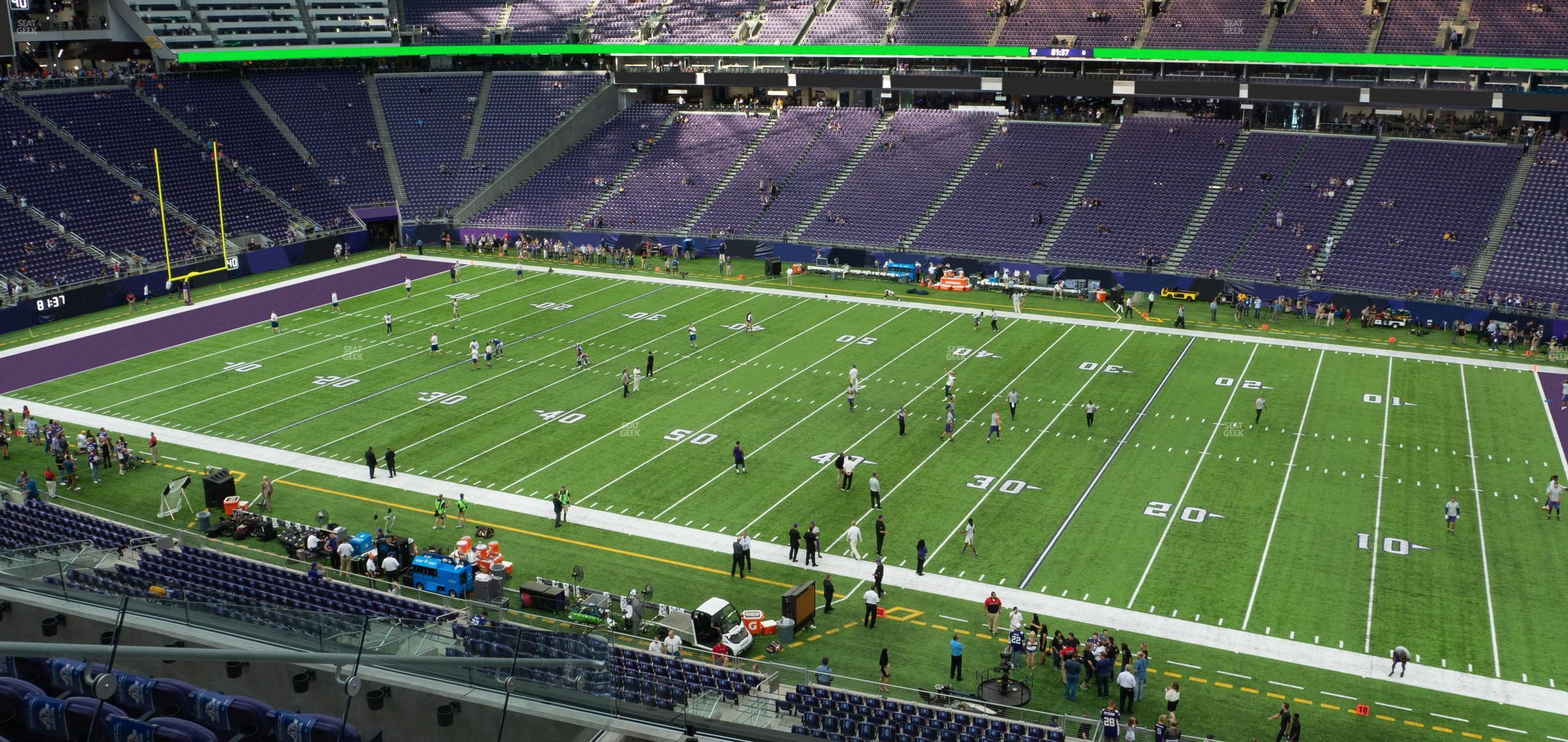 Seating view for U.S. Bank Stadium Section 231