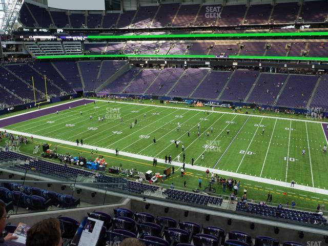 Seating view for U.S. Bank Stadium Section 231