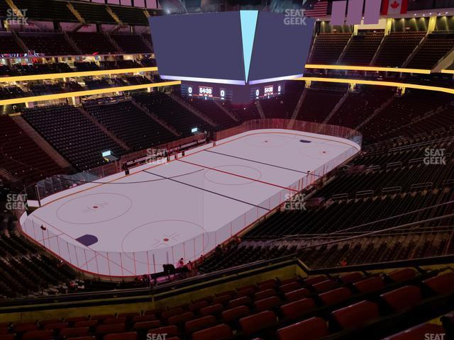 Seating view for Prudential Center Section 124