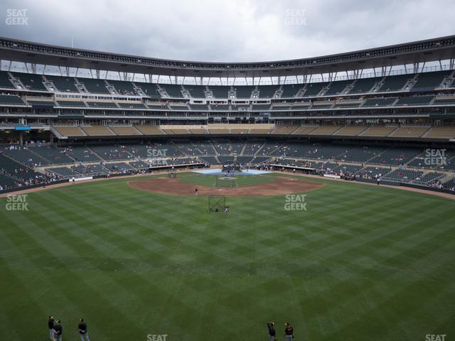 Seating view for Target Field Section Delta Sky 360 Suite