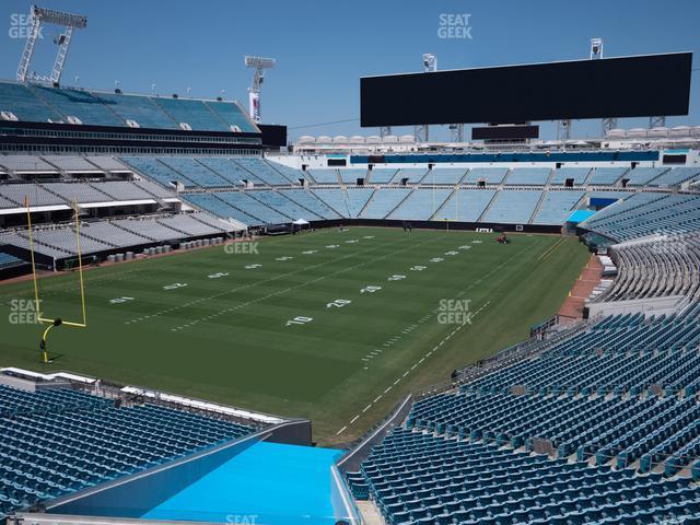 Seating view for EverBank Stadium Section Terrace Suite Chalet East 2