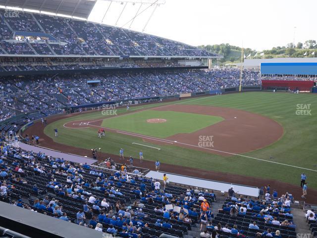 Seating view for Kauffman Stadium Section 320