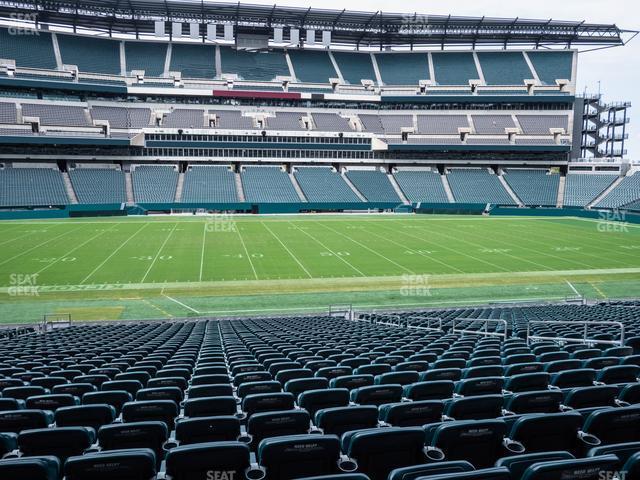 Seating view for Lincoln Financial Field Section 118