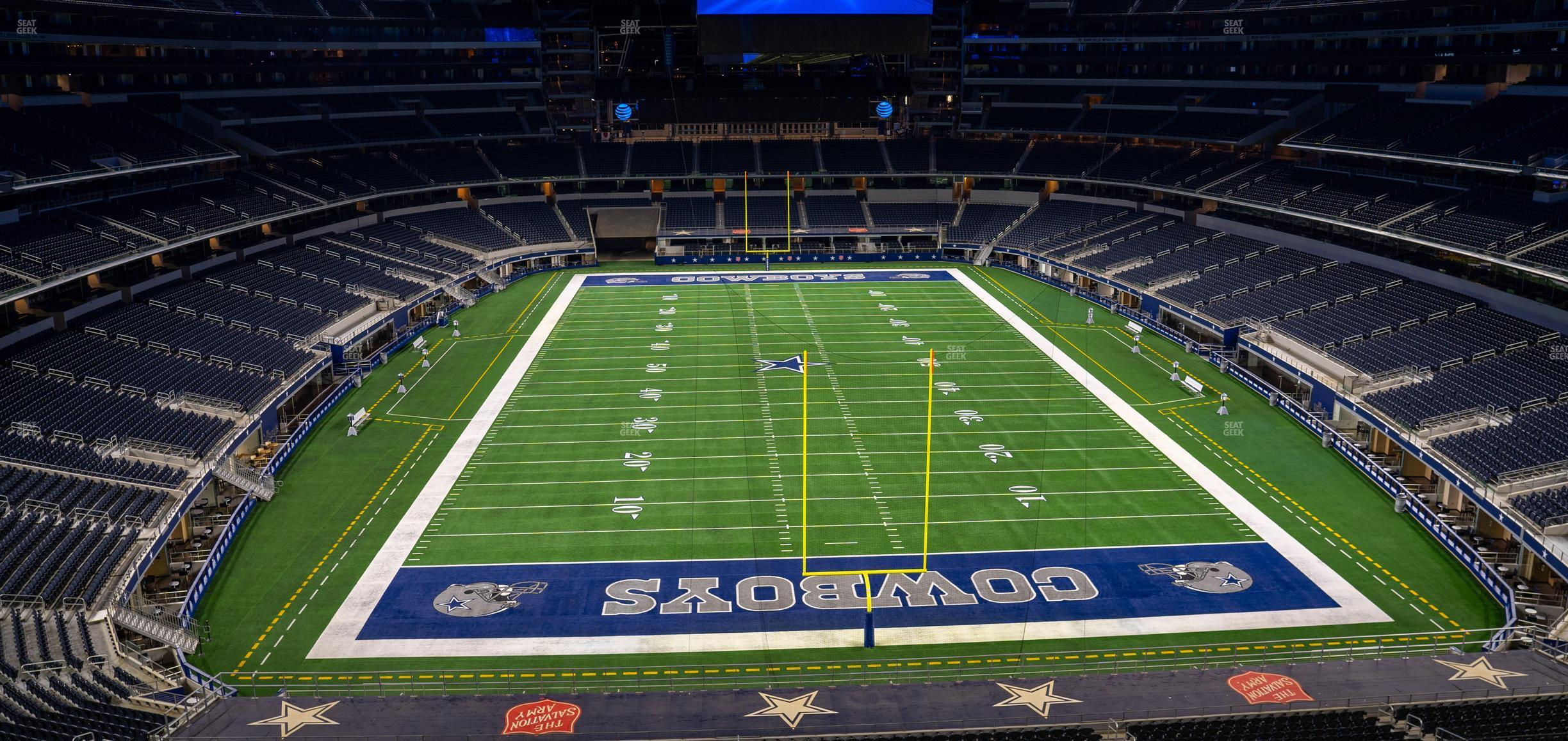 Seating view for AT&T Stadium Section 324