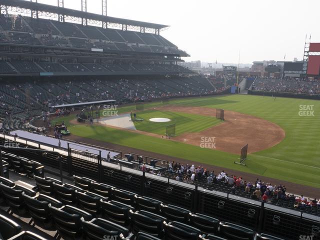 Seating view for Coors Field Section 219