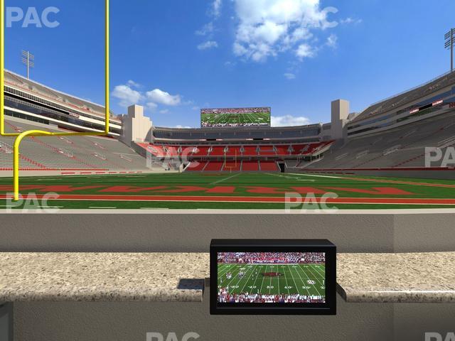 Seating view for Razorback Stadium Section Loge 7