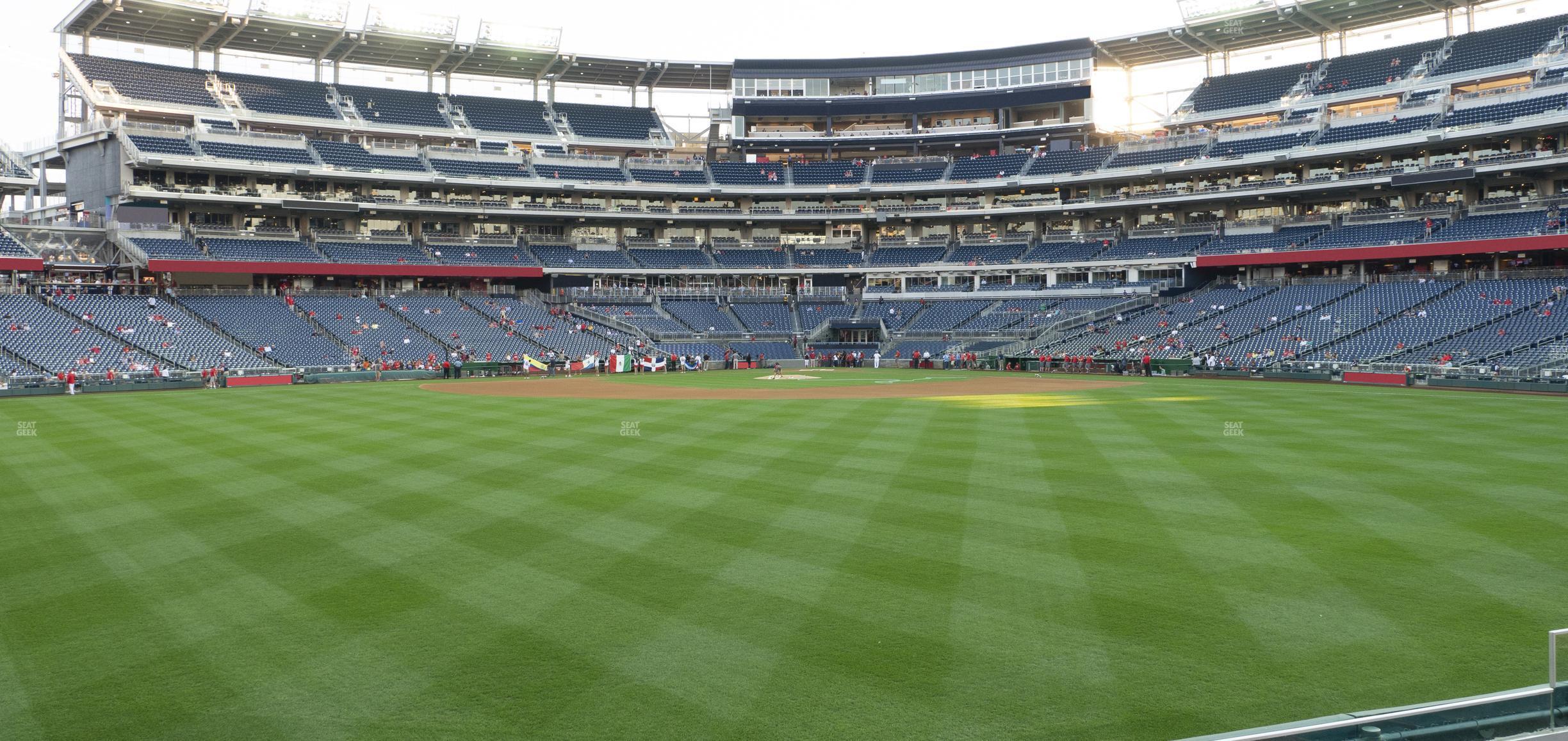 Seating view for Nationals Park Section 100