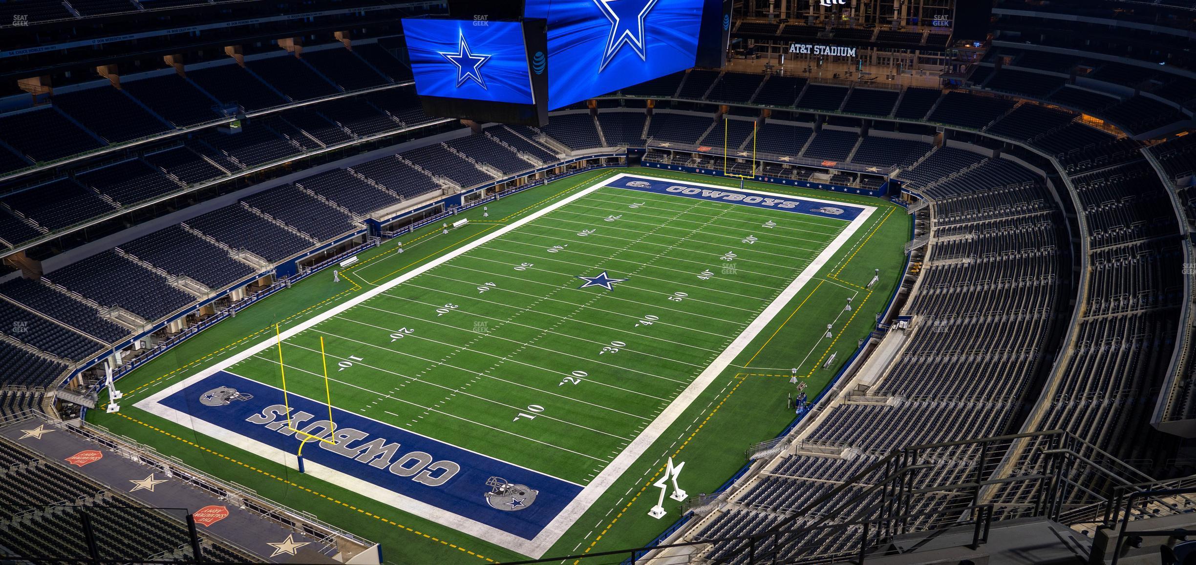 Seating view for AT&T Stadium Section 452