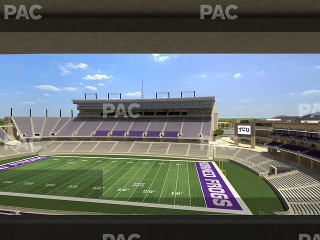 Seating view for Amon G. Carter Stadium Section Champions Suite 4