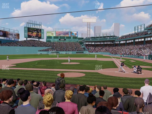 Seating view for Fenway Park Section Field Box 53