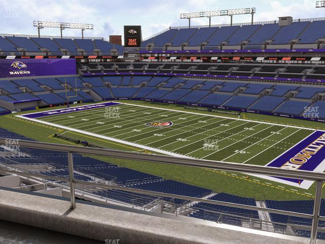 Seating view for M&T Bank Stadium Section Suite 402