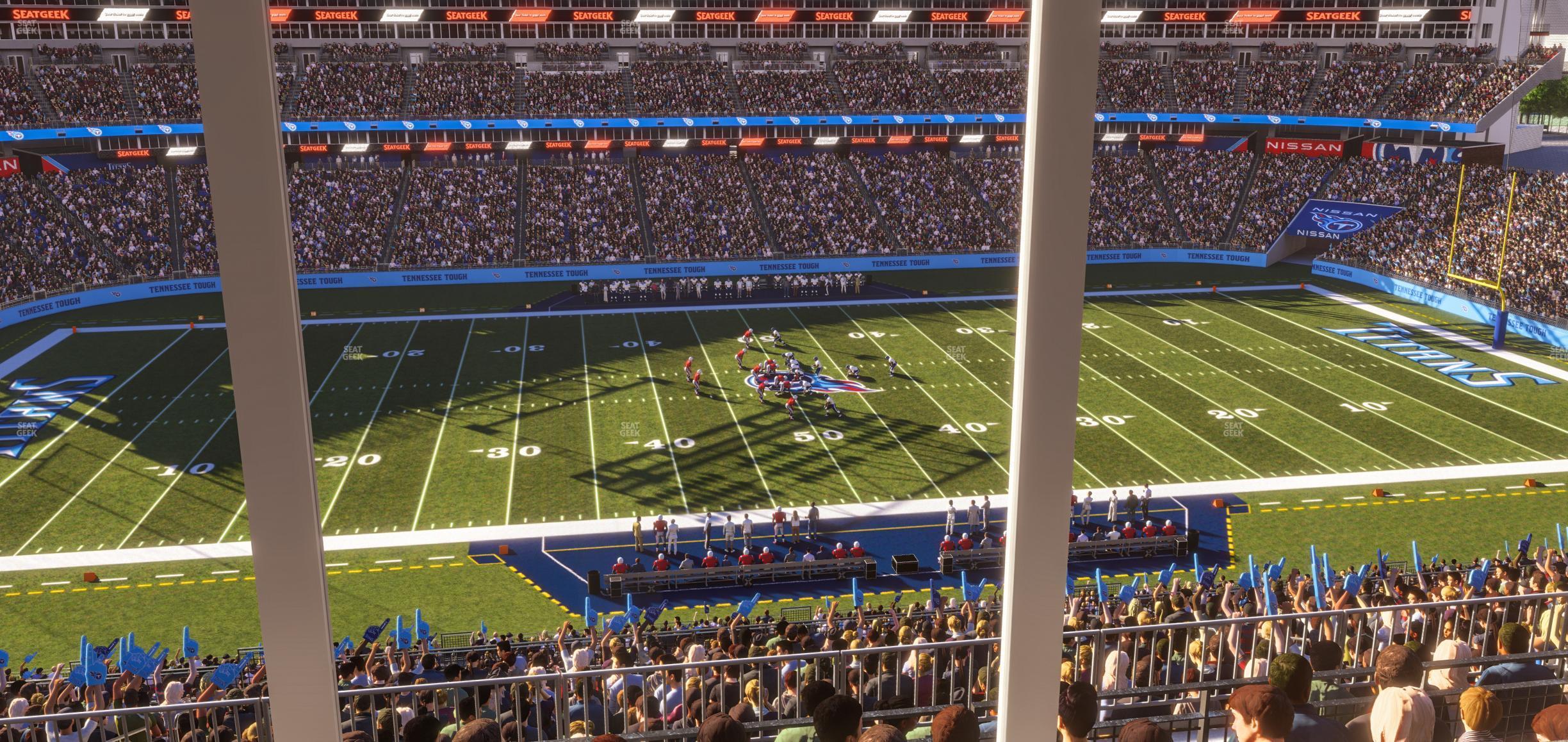 Seating view for Nissan Stadium Section Suite 523 E