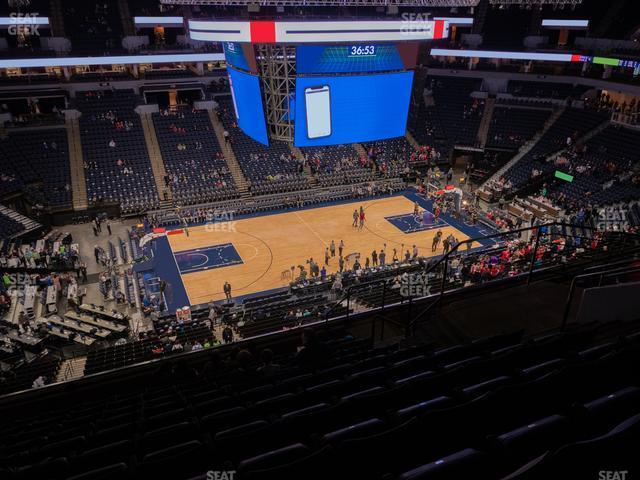 Seating view for Target Center Section 233