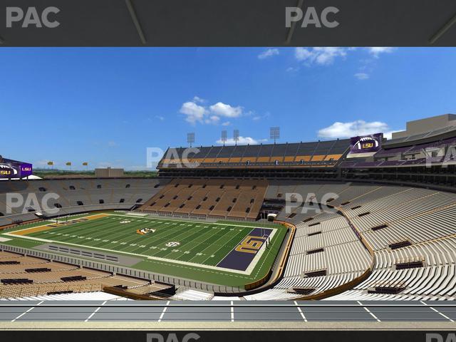 Seating view for Tiger Stadium Section Club 202