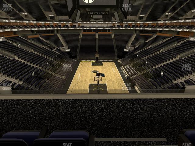 Seating view for Delta Center Section Gallagher Club