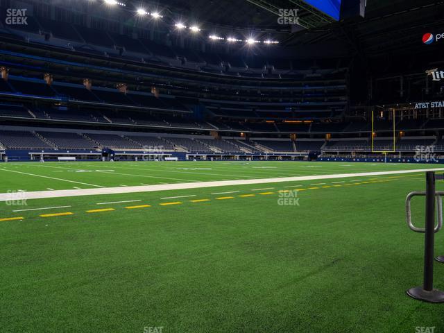 Seating view for AT&T Stadium Section Event Level Suite 3