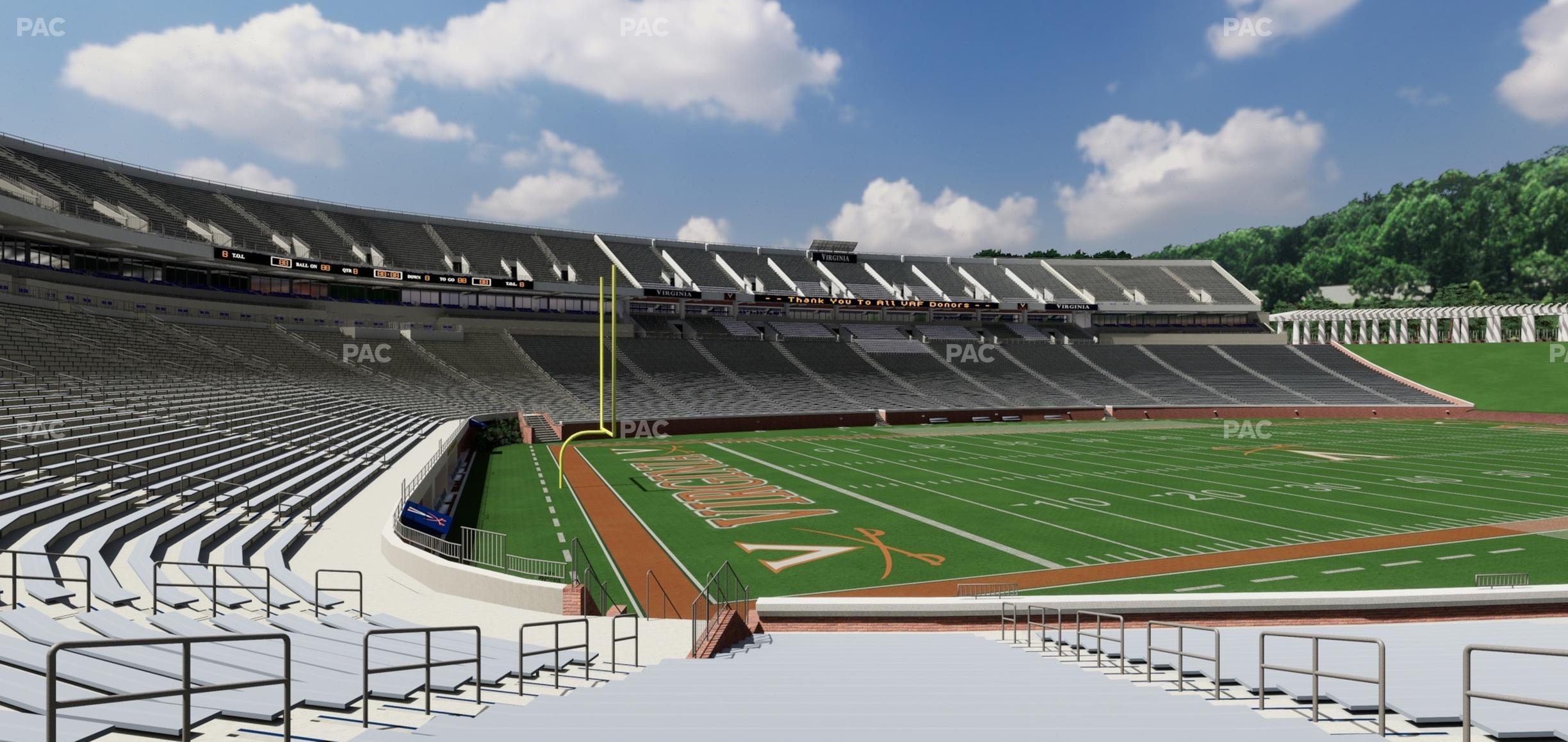 Seating view for Scott Stadium Section 112