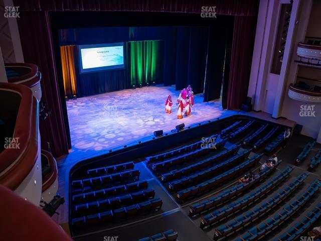 Seating view for Belk Theater at Blumenthal Performing Arts Center Section Mezzanine Box Left 3