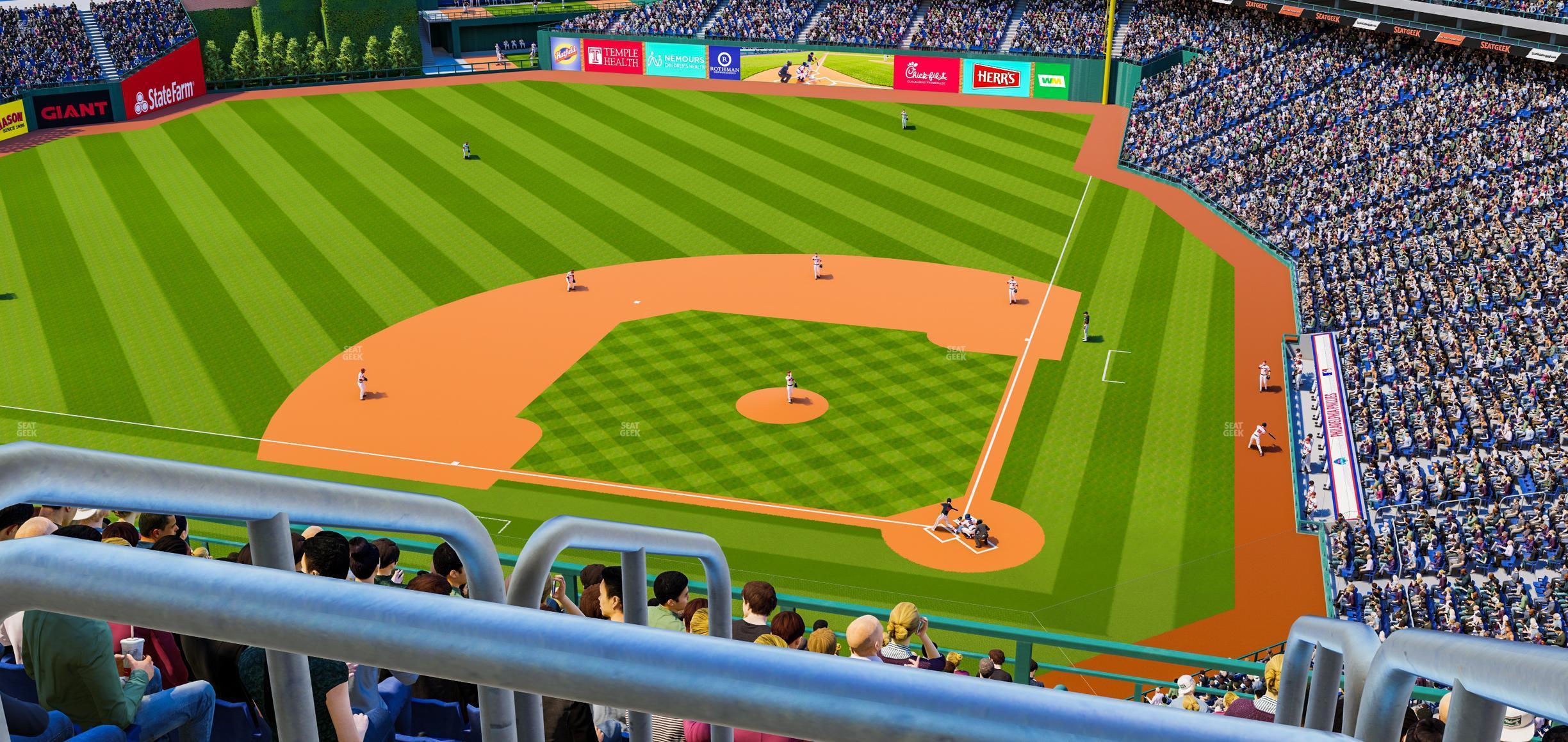 Seating view for Citizens Bank Park Section 423 V