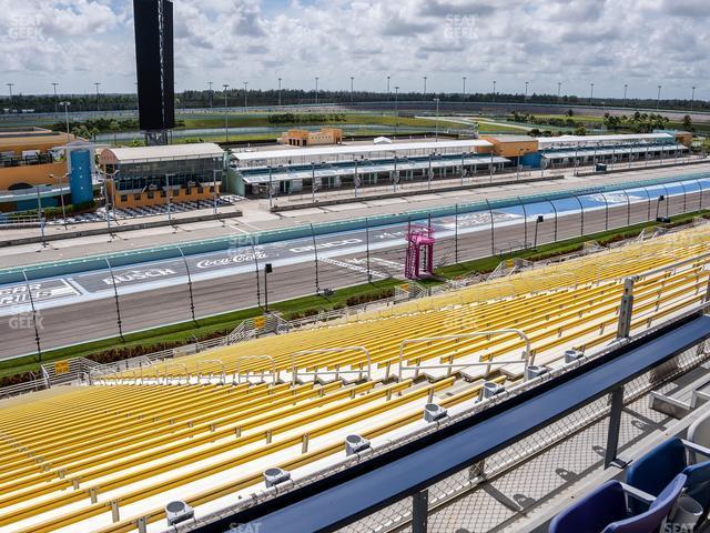 Seating view for Homestead-Miami Speedway Section Speedway Club 332