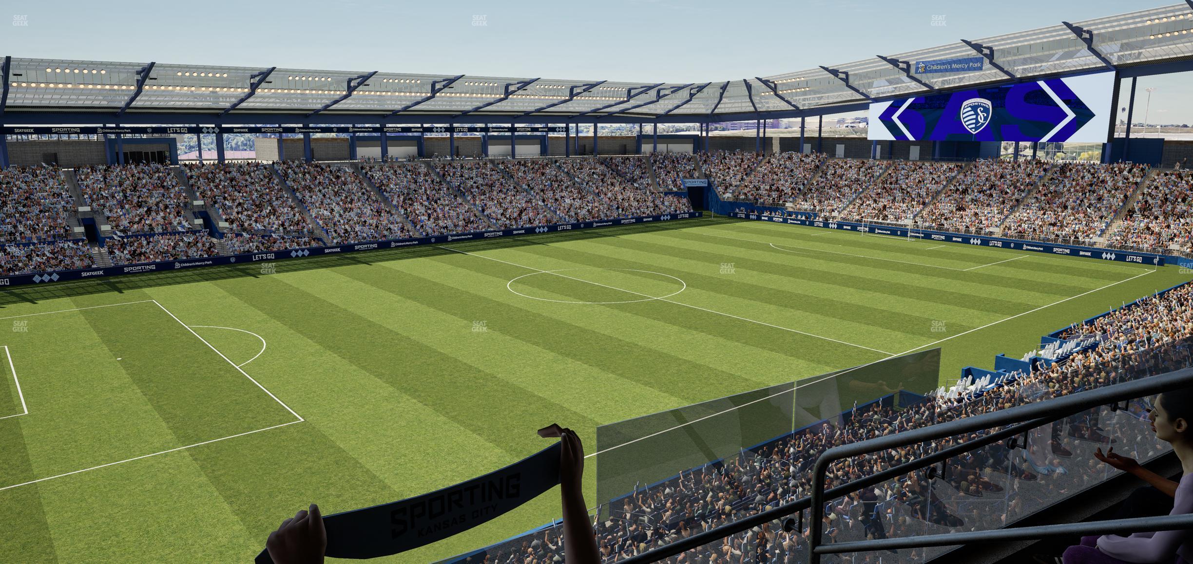 Seating view for Children's Mercy Park Section Suite 402