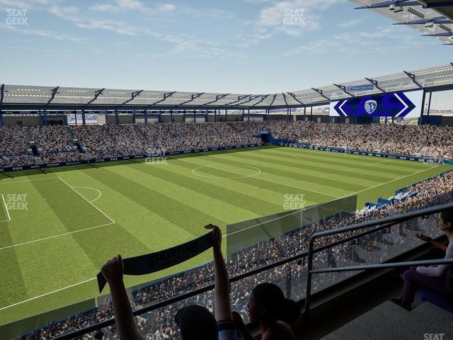 Seating view for Children's Mercy Park Section Suite 402