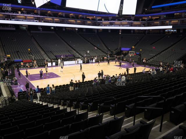 Seating view for Golden 1 Center Section 122