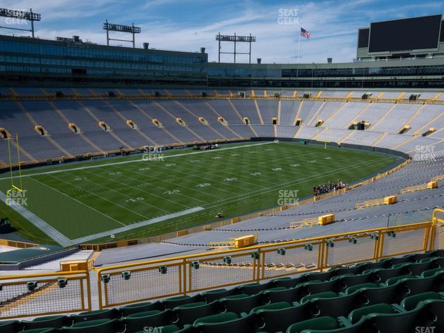 Seating view for Lambeau Field Section 431