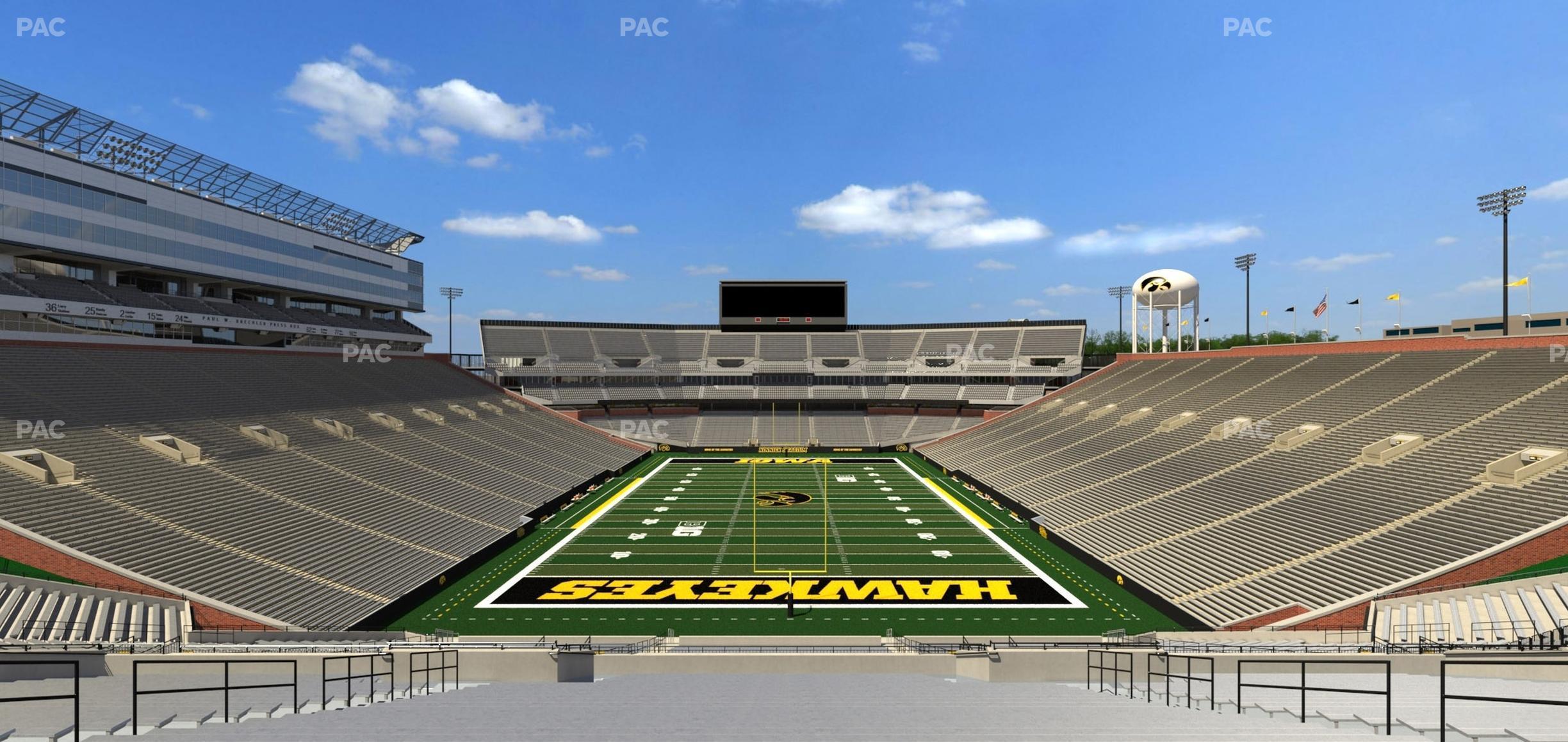 Seating view for Kinnick Stadium Section 216