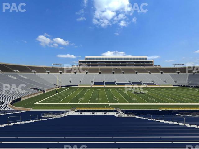 Seating view for Notre Dame Stadium Section 30