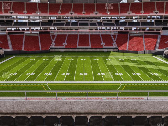 Seating view for Mercedes-Benz Stadium Section Club 211