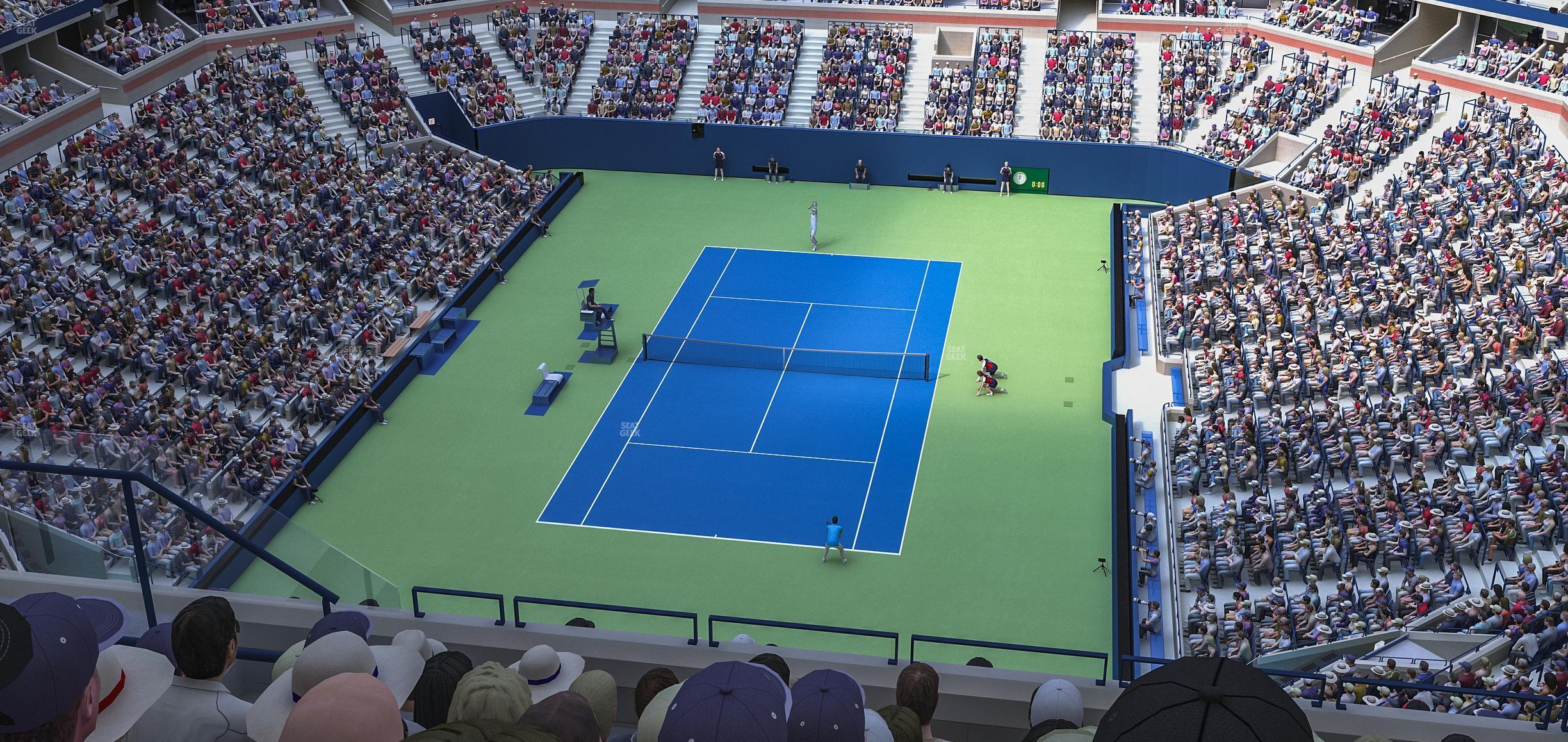 Seating view for Arthur Ashe Stadium Section 302