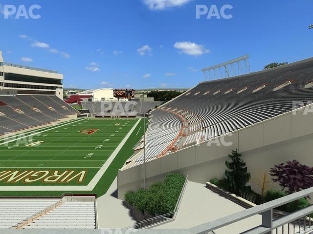 Seating view for Lane Stadium Section 402