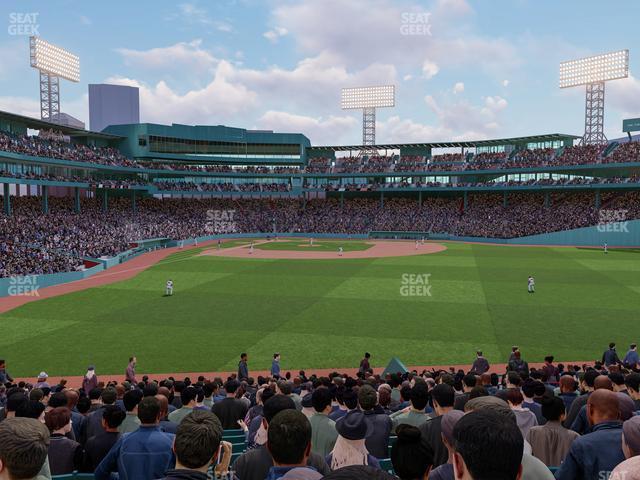 Seating view for Fenway Park Section Bleacher 42