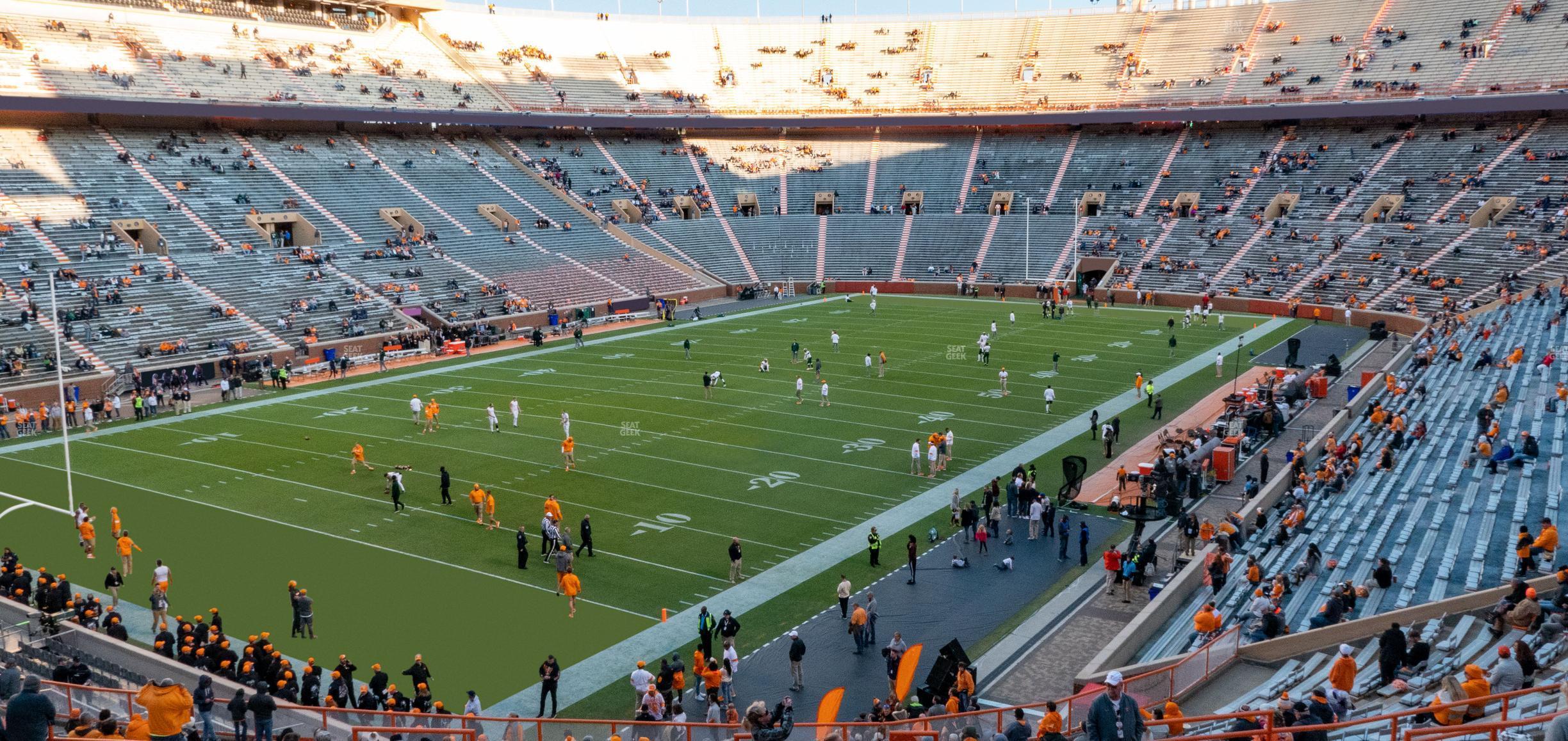 Seating view for Neyland Stadium Section X 4