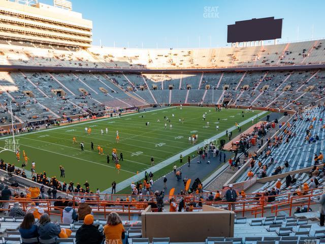 Seating view for Neyland Stadium Section X 4