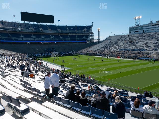 Seating view for Beaver Stadium Section North L