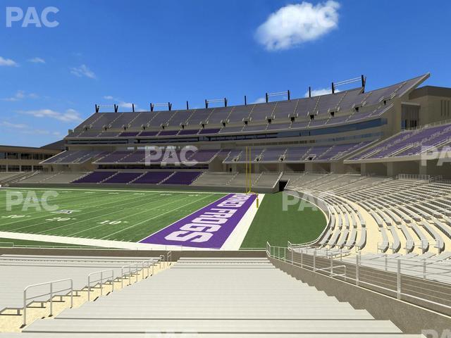 Seating view for Amon G. Carter Stadium Section 120