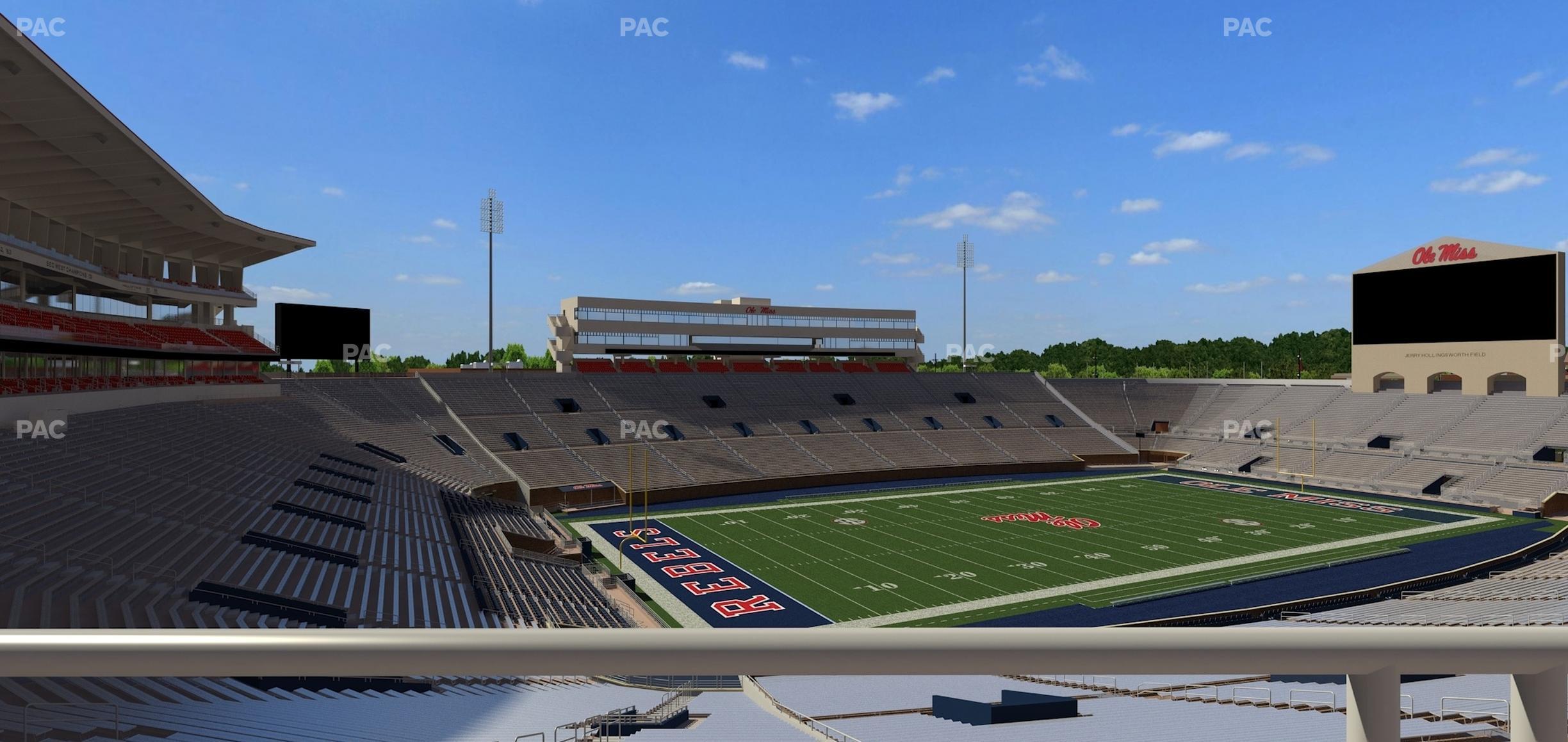 Seating view for Vaught Hemingway Stadium Section S 1