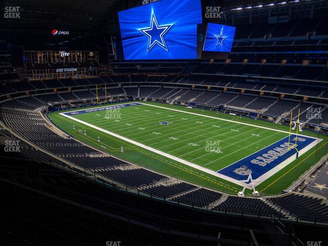 Seating view for AT&T Stadium Section Silver Suite 431