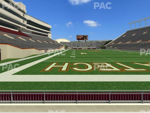 Seating view for Lane Stadium Section 104