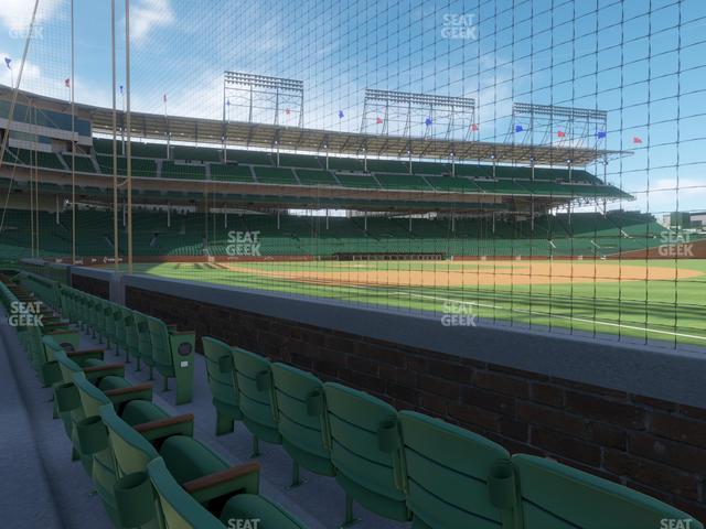 Seating view for Wrigley Field Section Makers Mark Barrel Room 29