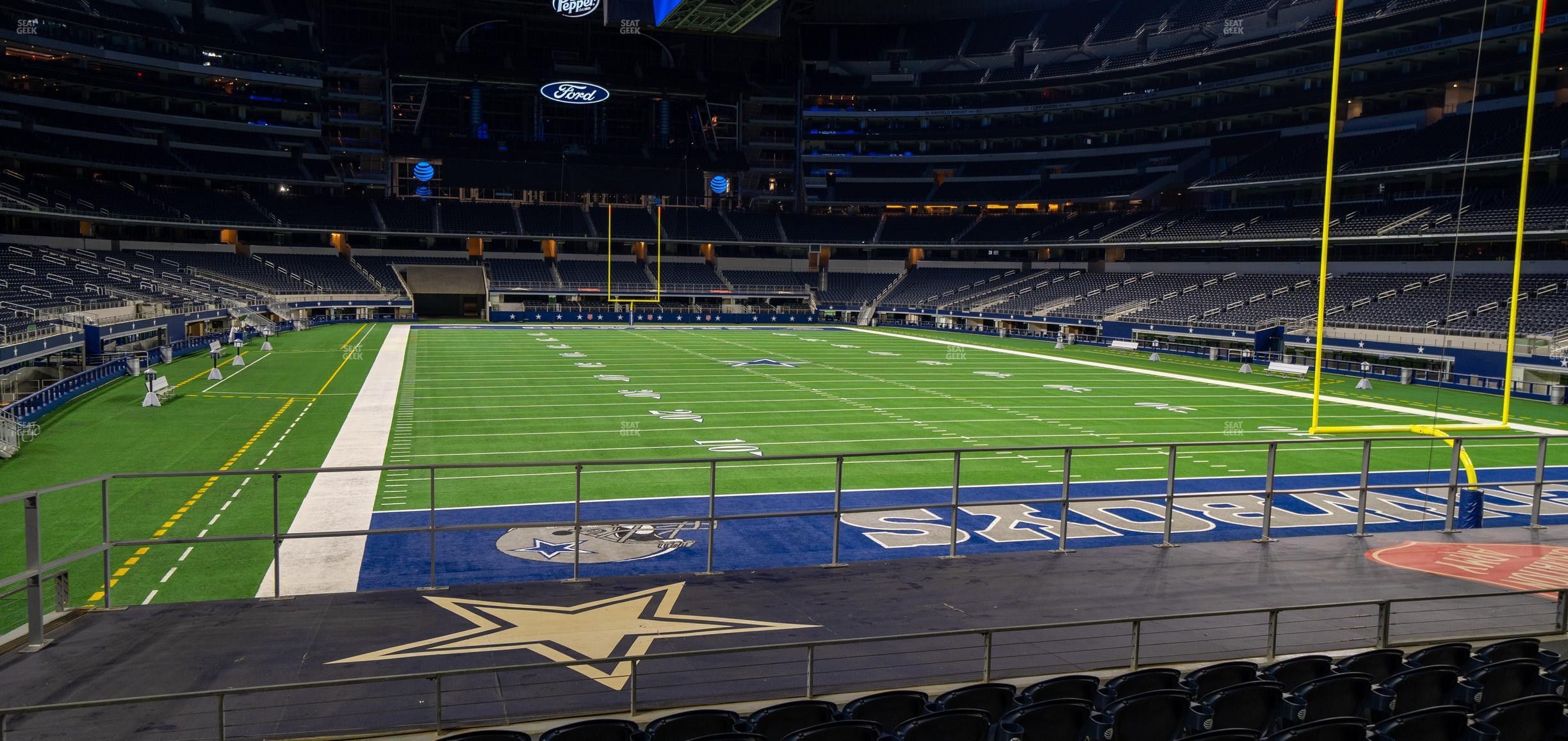 Seating view for AT&T Stadium Section 125