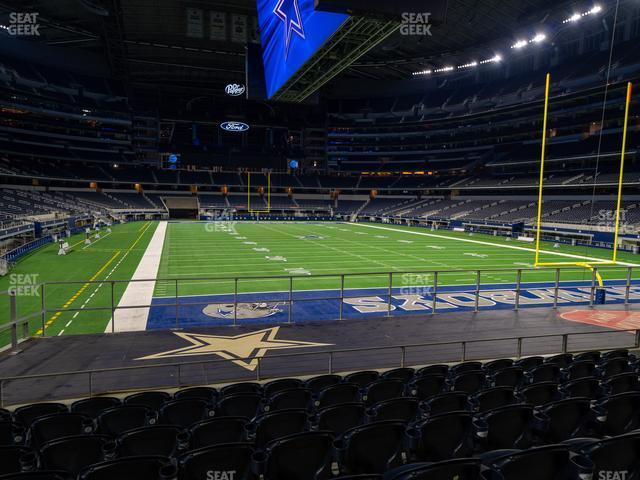 Seating view for AT&T Stadium Section 125