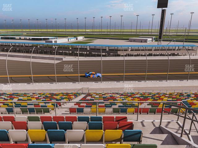 Seating view for Daytona International Speedway Section Back 164